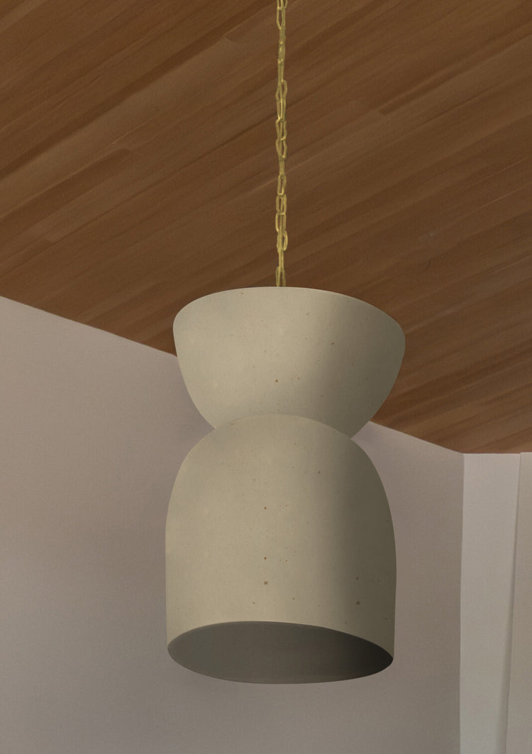 Copal Barro Sculptural Clay Pendant Light