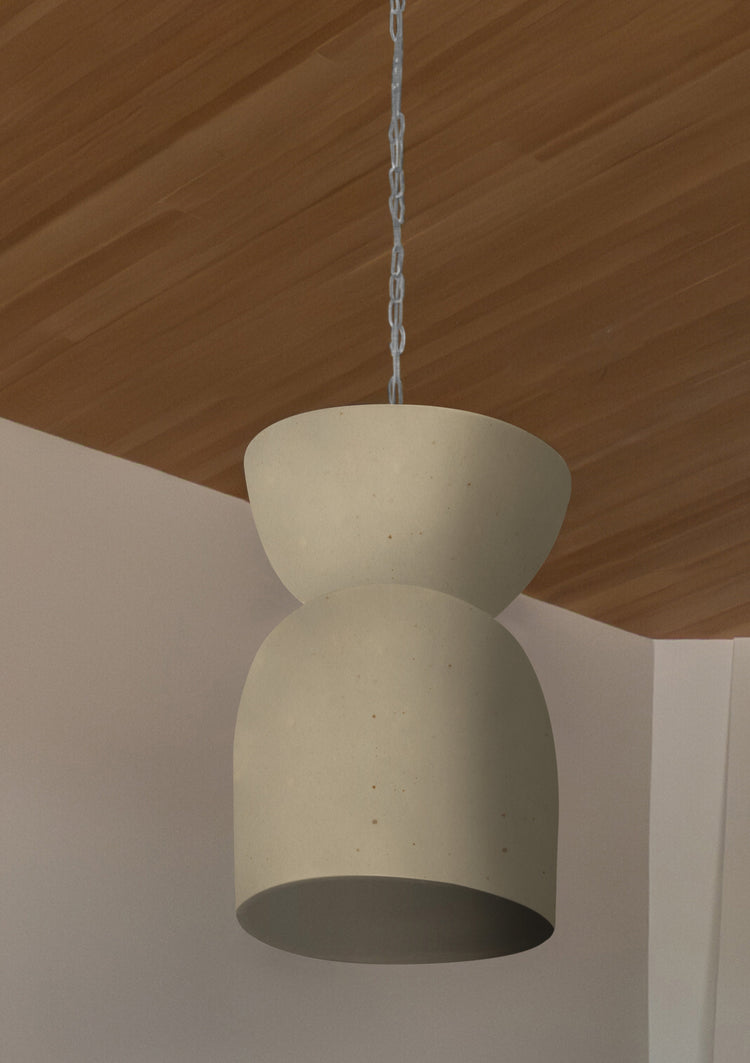 Copal Barro Sculptural Clay Pendant Light