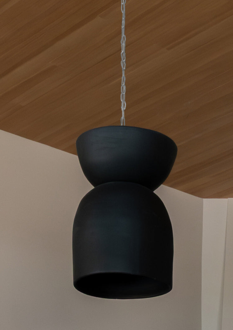 Copal Barro Sculptural Clay Pendant Light
