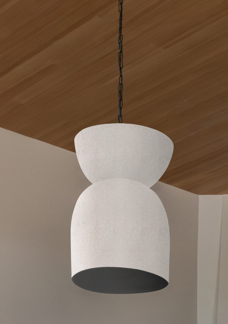 Copal Barro Sculptural Clay Pendant Light