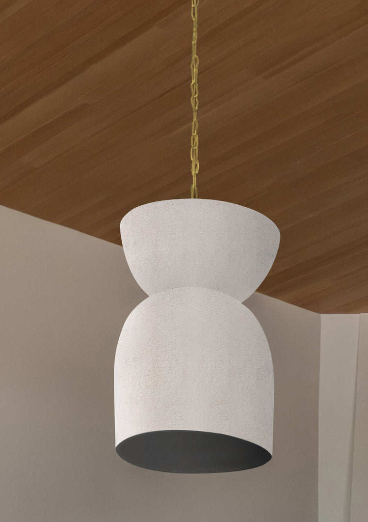 Copal Barro Sculptural Clay Pendant Light