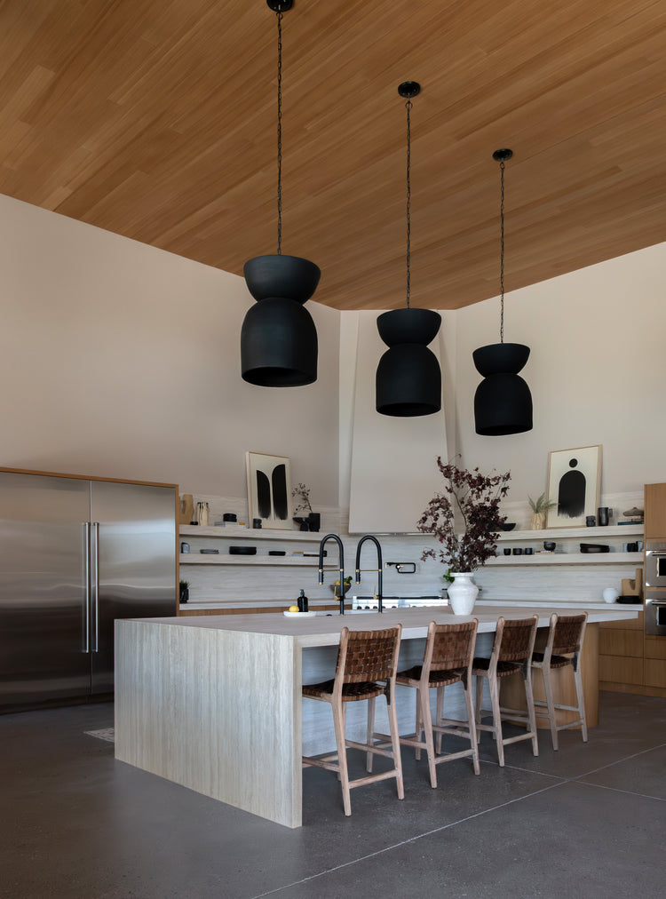 Copal Barro Sculptural Clay Pendant Light