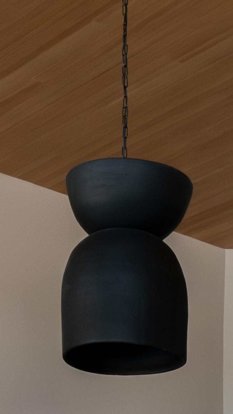 Copal Barro Sculptural Clay Pendant Light