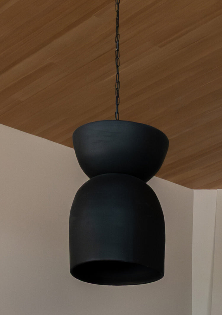 Copal Barro Sculptural Clay Pendant Light