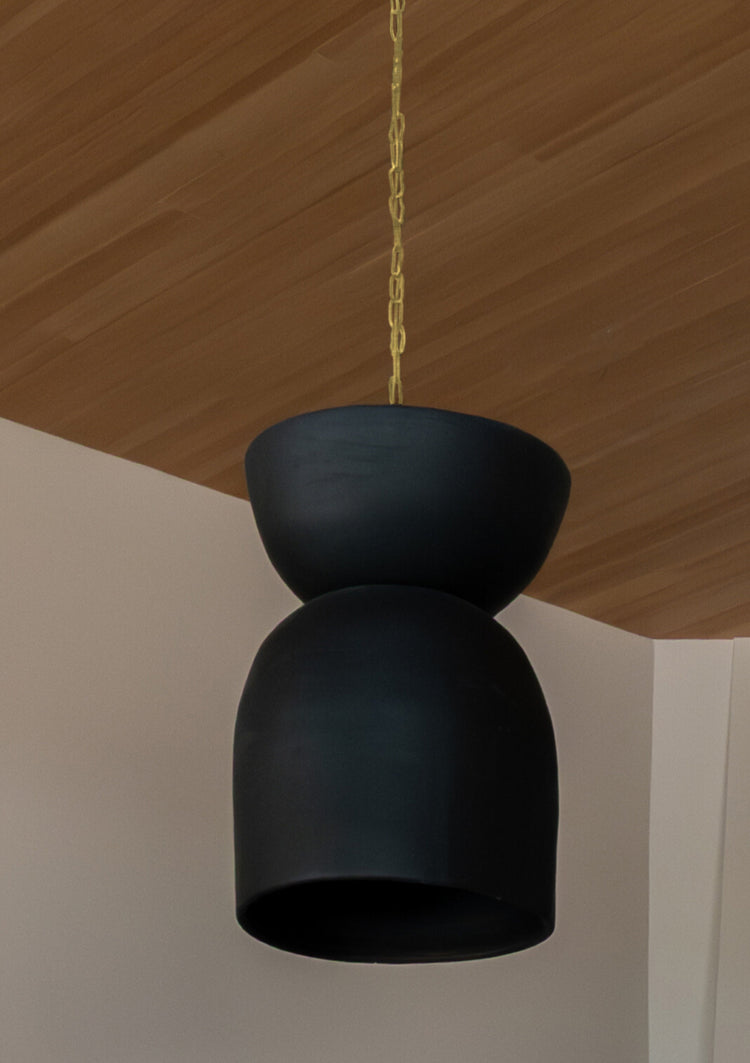 Copal Barro Sculptural Clay Pendant Light