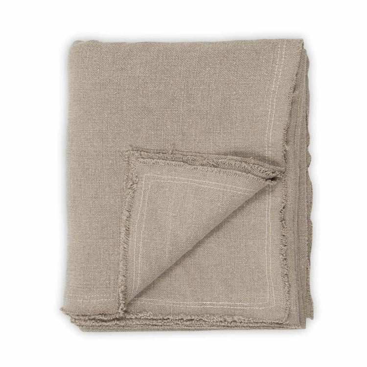 Maya Stonewashed Linen Throw Blanket